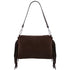 Nomade - Suede leather fringe clutch